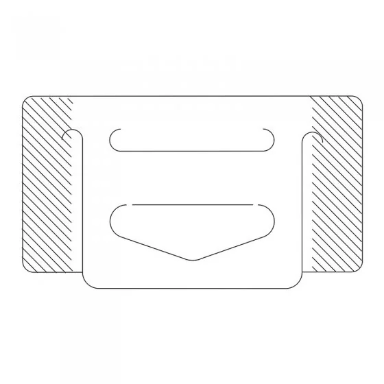 Set Agatatori Autoadezive Din Plastic Pentru Raft