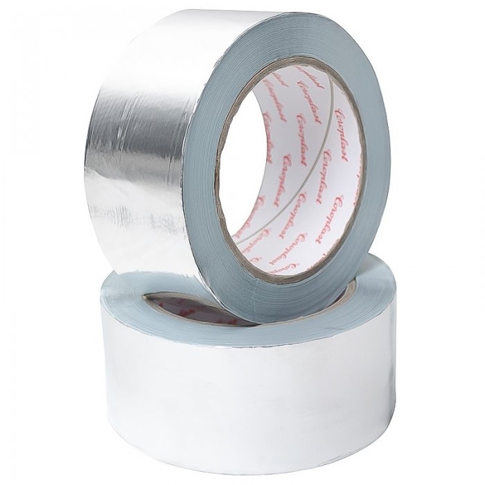 Banda Adeziva Din Aluminiu 50 mm x 50 m x 50 my-Benzi Adezive Aluminiu