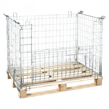 Boxpaleti Metalici Cu Fixare Pe Europalet 1200 x 800 x 1000 mm