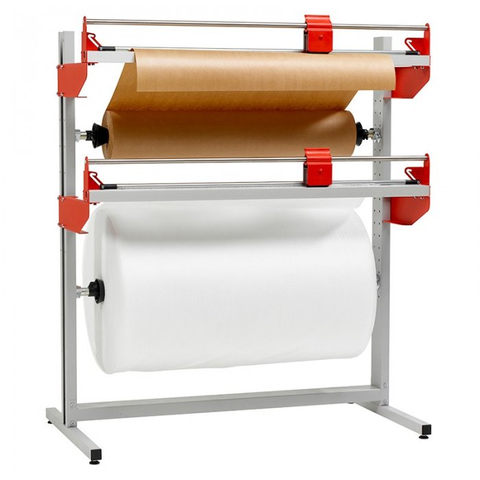 Dispenser Fix Pentru Ambalare, Suport 2 Role, Cu Sistem De Taiere-Accesorii Folie Cu Bule De Aer