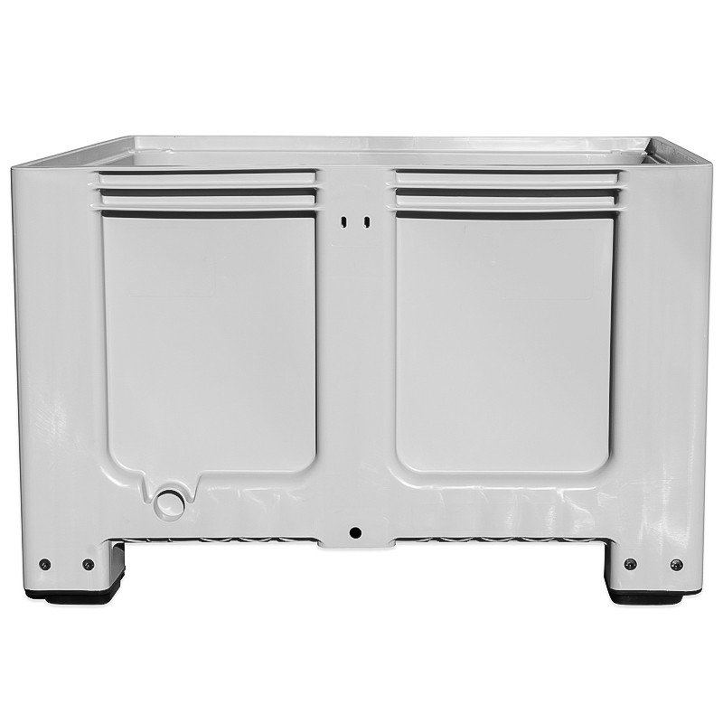 Boxpalet Plastic Cu Pereti Plini, 1200 x 1000 x 760 mm