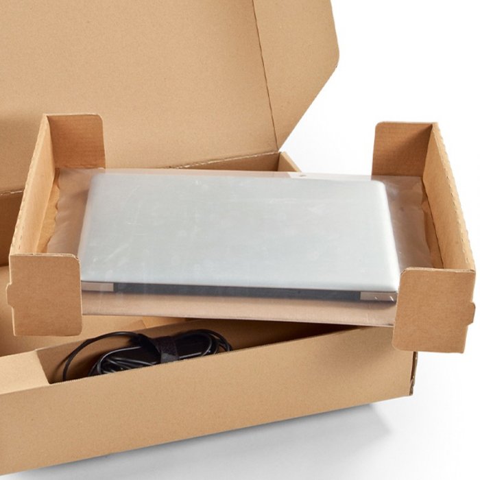 Cutie Din Carton Cu Folie De Retentie ColomPac®, 490 x 412 x 109 mm-Cutii Carton Cu Folie De Retentie