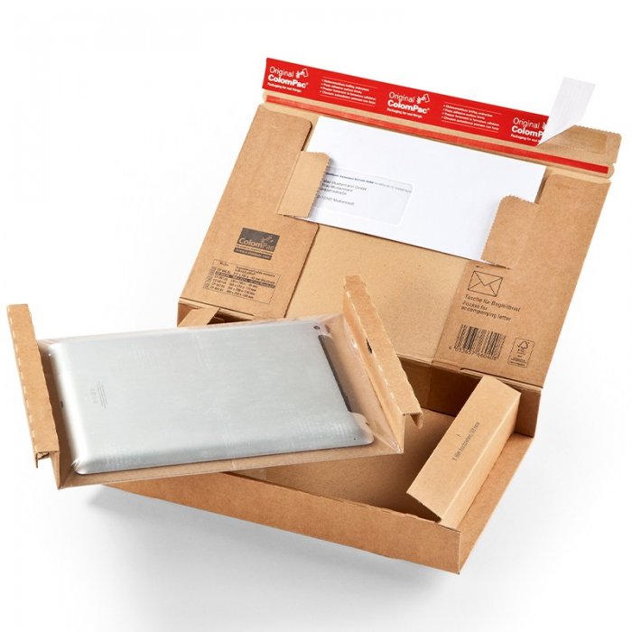 Cutie Din Carton Cu Folie De Retentie ColomPac®, 300 x 212 x 43 mm-Cutii Carton Cu Folie De Retentie