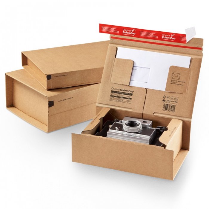 Cutie Din Carton Cu Folie De Retentie ColomPac®, 215 x 155 x 43 mm-Cutii Carton Cu Folie De Retentie