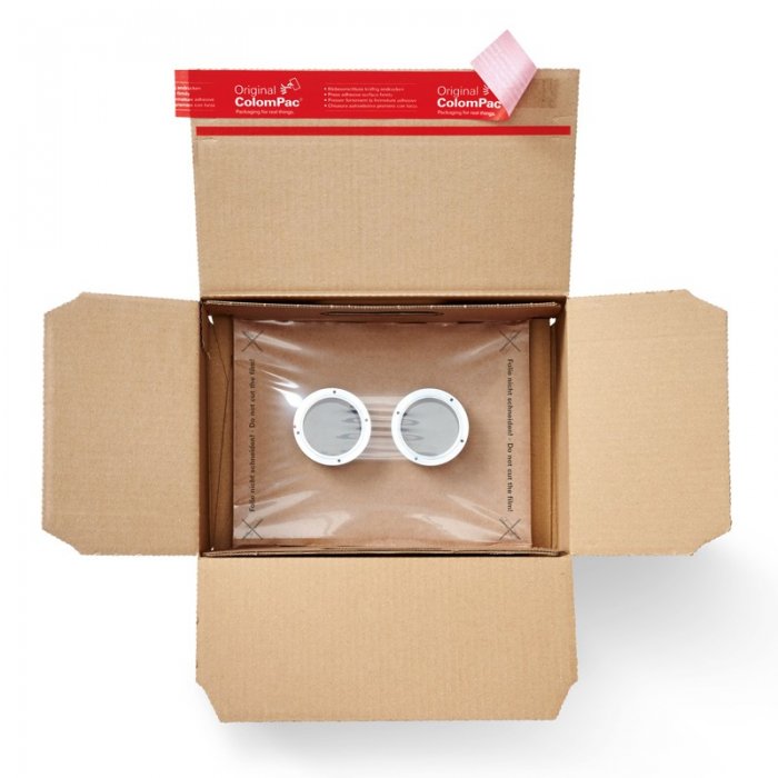 Cutie Din Carton Cu Folie De Retentie ColomPac®, 260 x 220 x 130 mm-Cutii Carton Cu Folie De Retentie