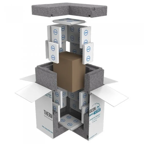 Cutii Termoizolante Pentru Expedieri In Conditii De Temperatura Controlata, Inghetat, -15°C