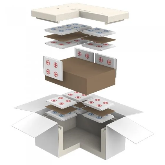 Cutii Termoizolante Pentru Expedieri In Conditii De Temperatura Controlata, Rece +2°C - +8°C