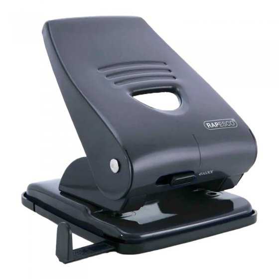 Perforator metalic Rapesco, 40 coli, negru