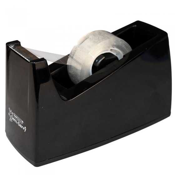 Dispenser cu Nisip pentru Banda Adeziva Rapesco, 19 mm x 33 m, Negru