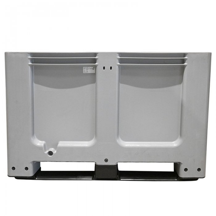 Boxpalet Plastic Cu Pereti Plini, 1200 x 1000 x 760 mm-Echipamente Si Consumabile Pentru Depozit
